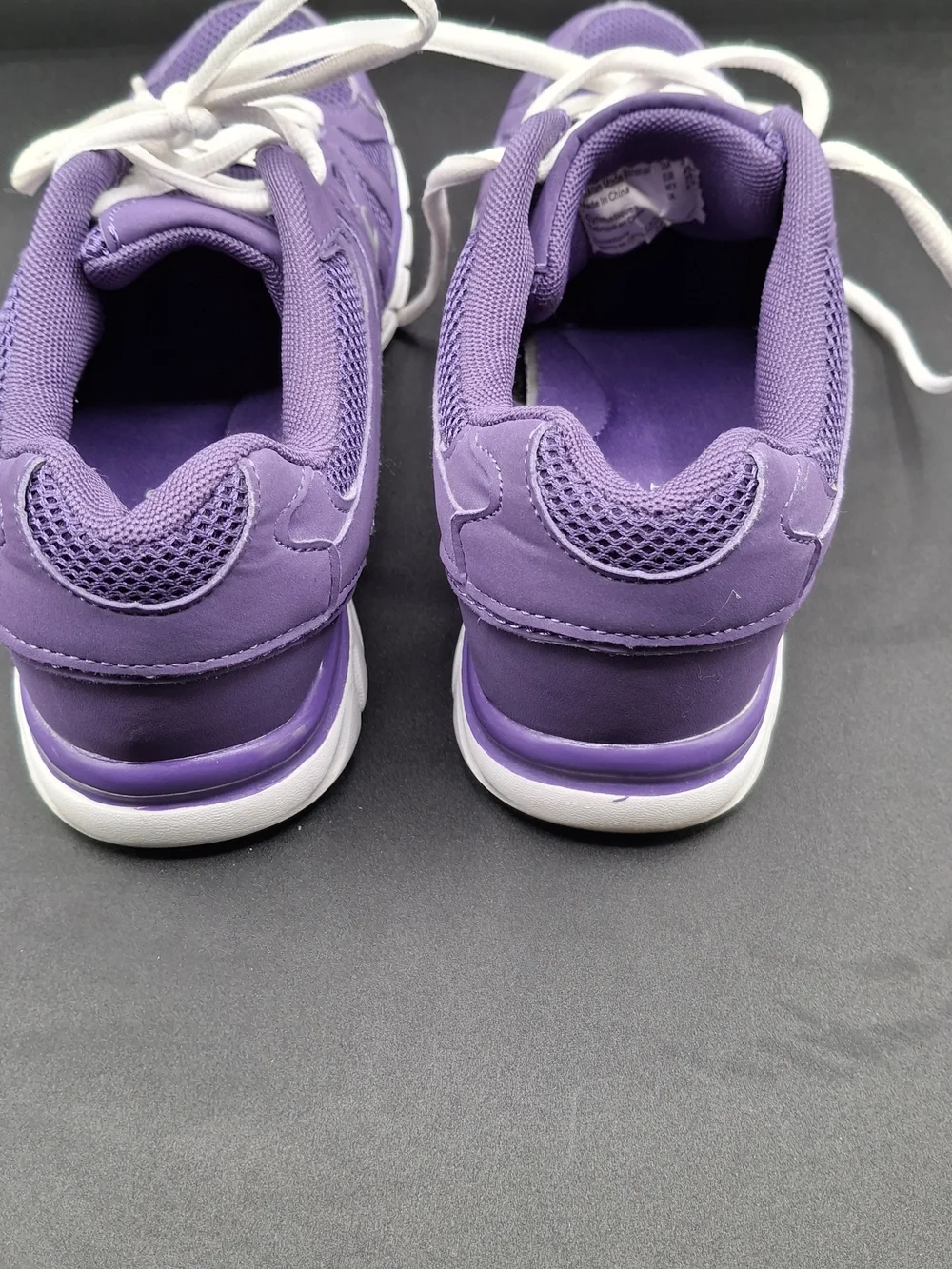 Champion Women's Purple Mesh Running Sneakers with White Laces